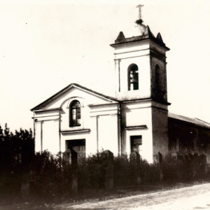 Capilla Santo Domingo Soriano en 1900. Foto: Biblioteca Nacional.