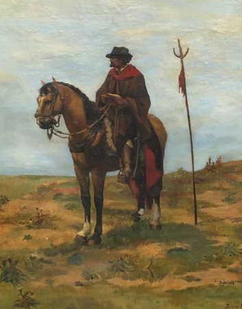 Gaucho en Carpintería, Durazno