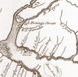 Mapa de Santo Domingo de Soriano. Imagen: Diario Crónicas de Mercedes.