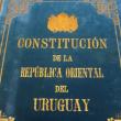 Primera Constitución del Uruguay. Imagen: Palacio Legislativo.